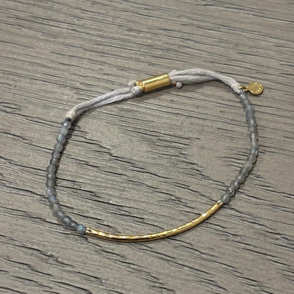 Gorjana Gold and Gray Minimalist Bracelet